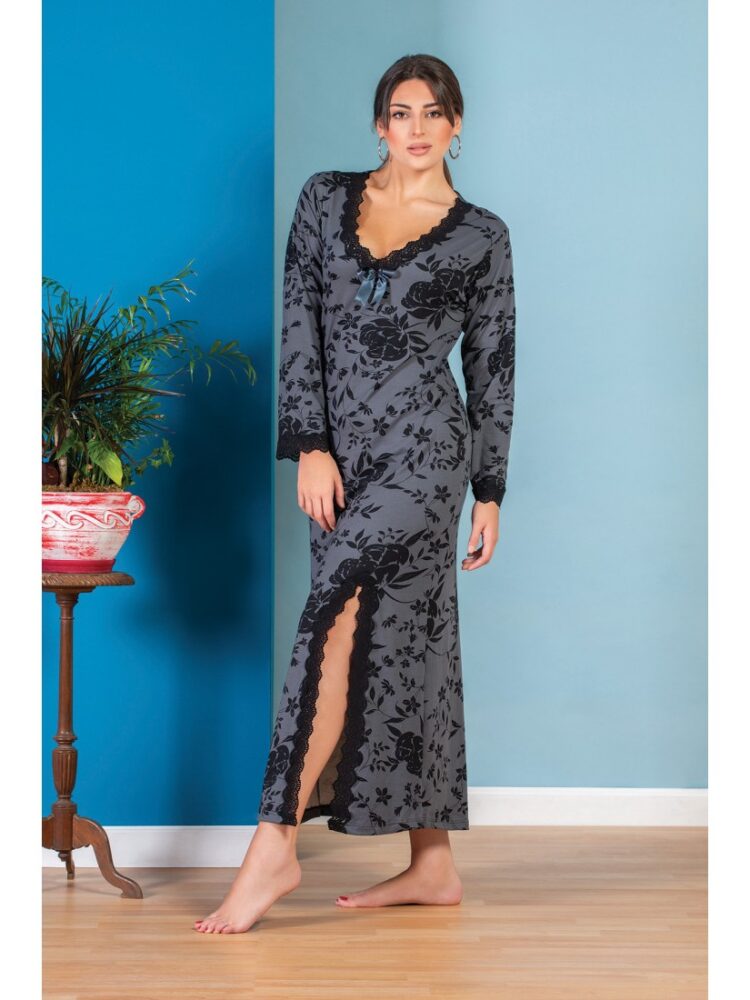 ΜΑΞΙ ΝΥΧΤΙΚΟ ΜΑΚΡΥ ΜΕ ΔΑΝΤΕΛΑ (CL20146)